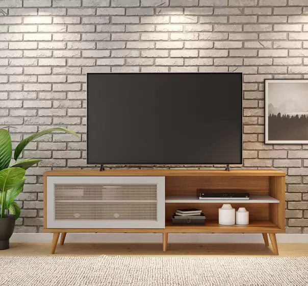 Rack Bancada NT 1175 FREIJÓ/OFF WHITE Notável - Imagem 2