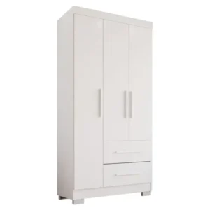 Roupeiro Estrela 3 Portas BRANCO - SALLÊTO